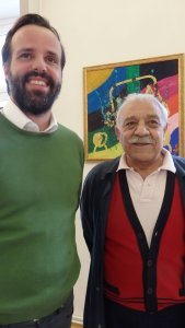 Galerist Manfred Kopriva und Gastronom und Legende Halil Ersoy